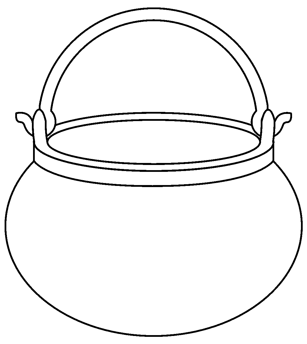 Printable Cauldron The Template Can Be Used In A Few Different Ways.