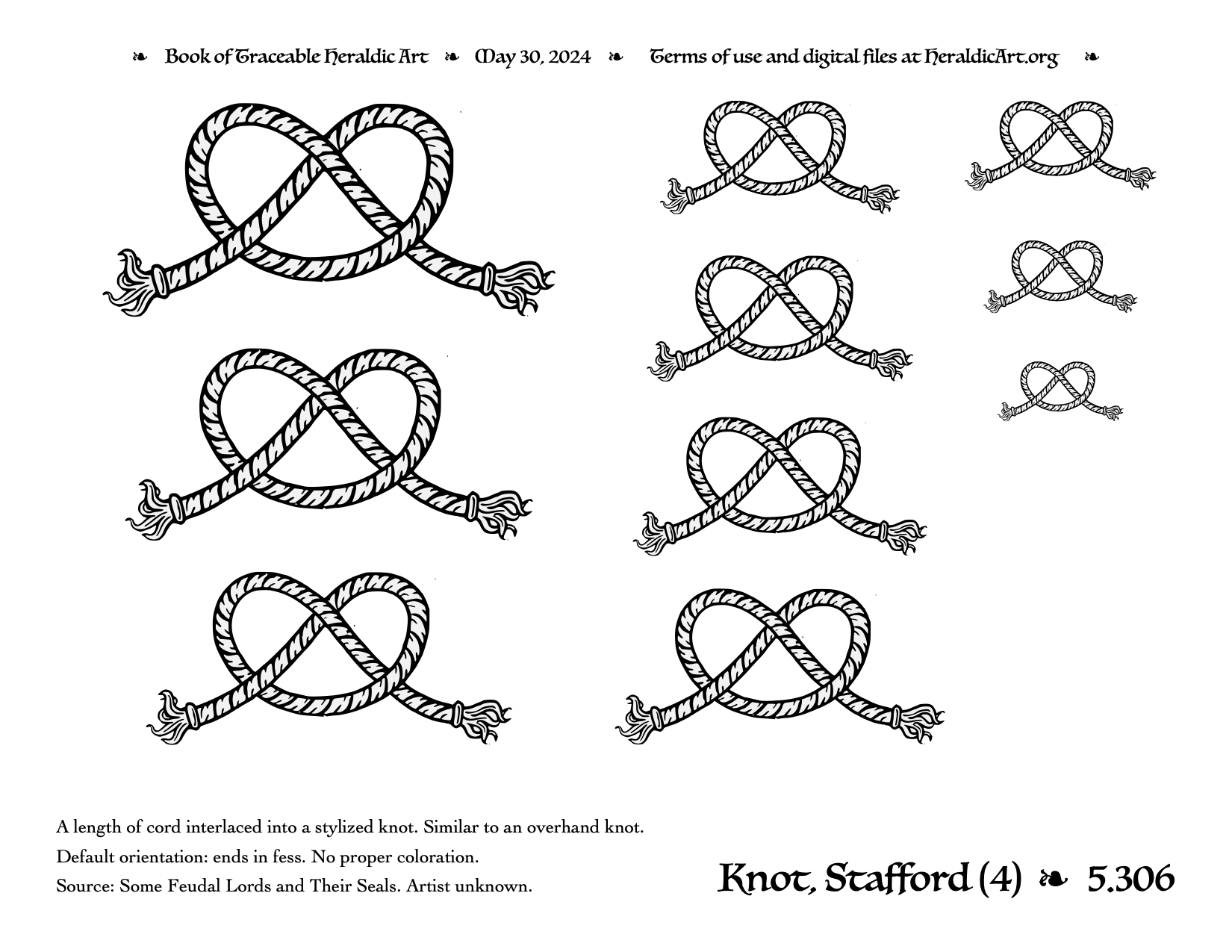 Knot Traceable Heraldic Art