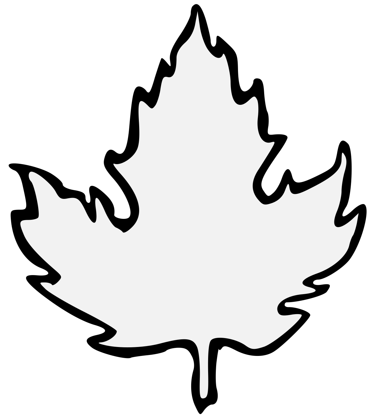Maple - Traceable Heraldic Art