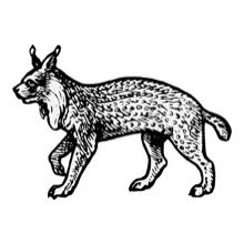 Lynx - Traceable Heraldic Art