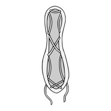 Sandal Traceable Heraldic Art