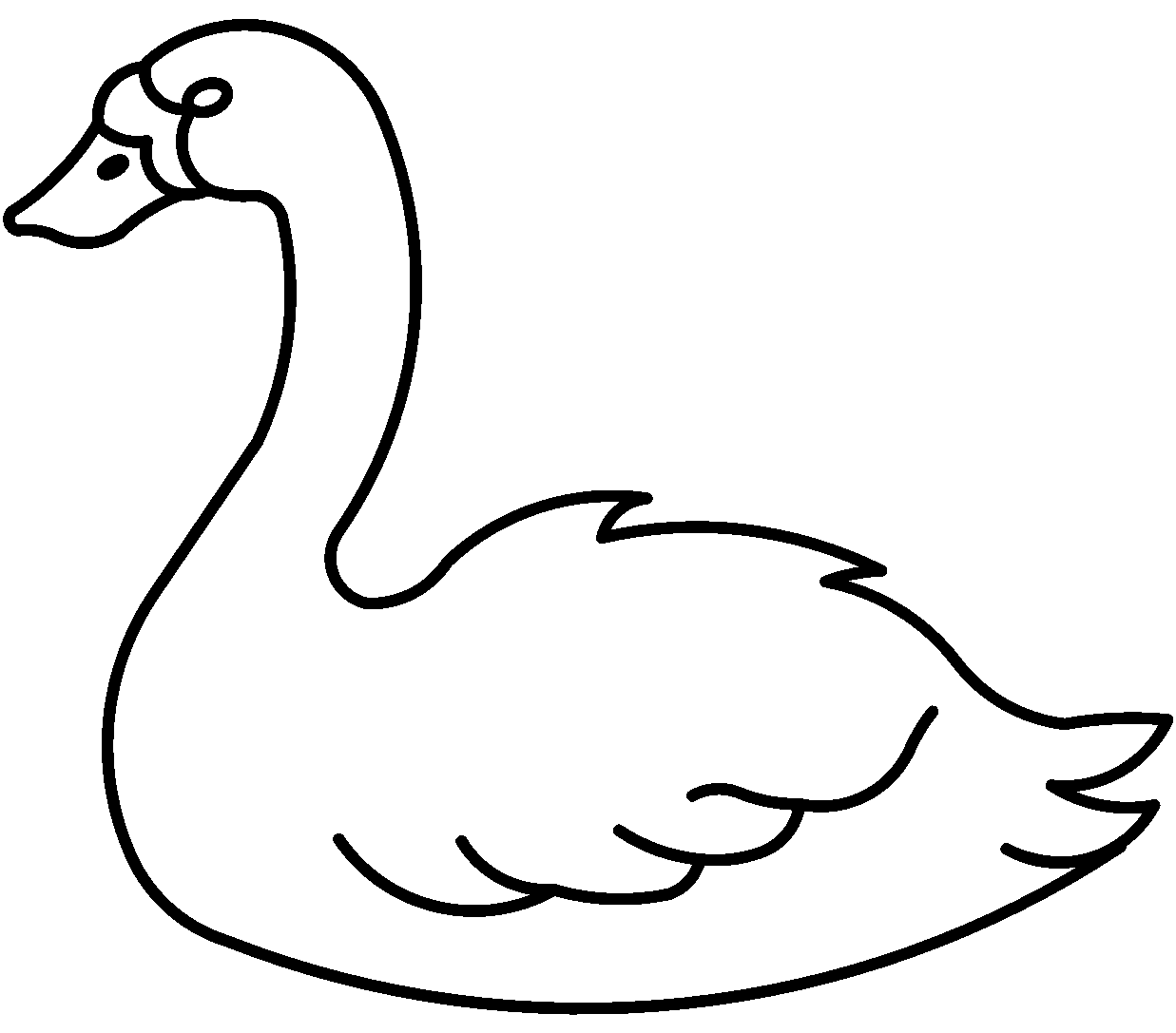 Swan - Traceable Heraldic Art